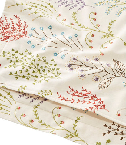Botanical Floral Flannel Comforter Cover Collection | L.L.Bean on sale