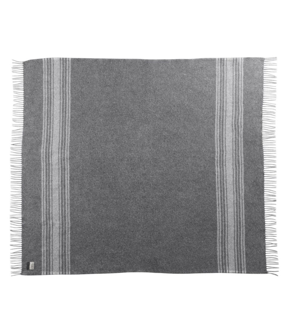 Washable Wool Throw, Striped | L.L.Bean on sale