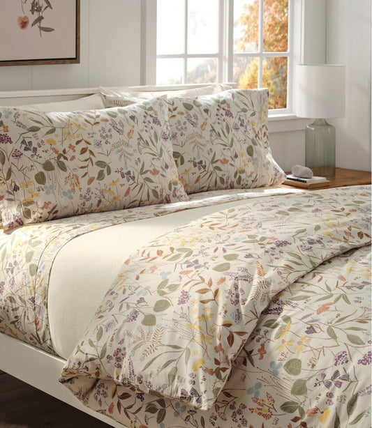 Birch Floral Percale Comforter Cover Collection | L.L.Bean sale