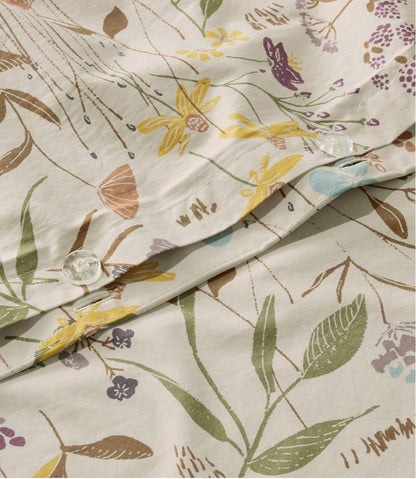 Birch Floral Percale Comforter Cover Collection | L.L.Bean sale