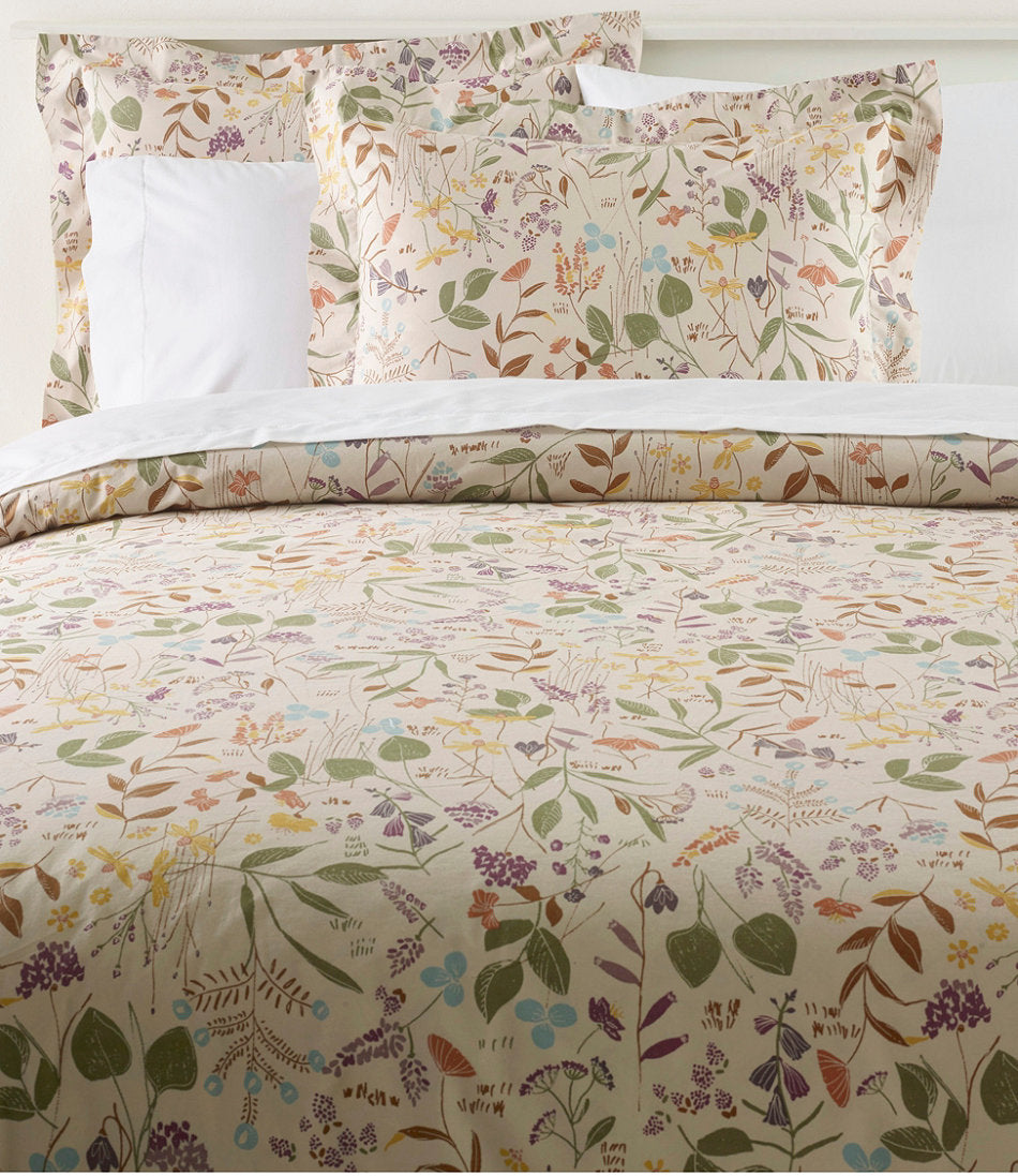 Birch Floral Percale Comforter Cover Collection | L.L.Bean sale - US 2532