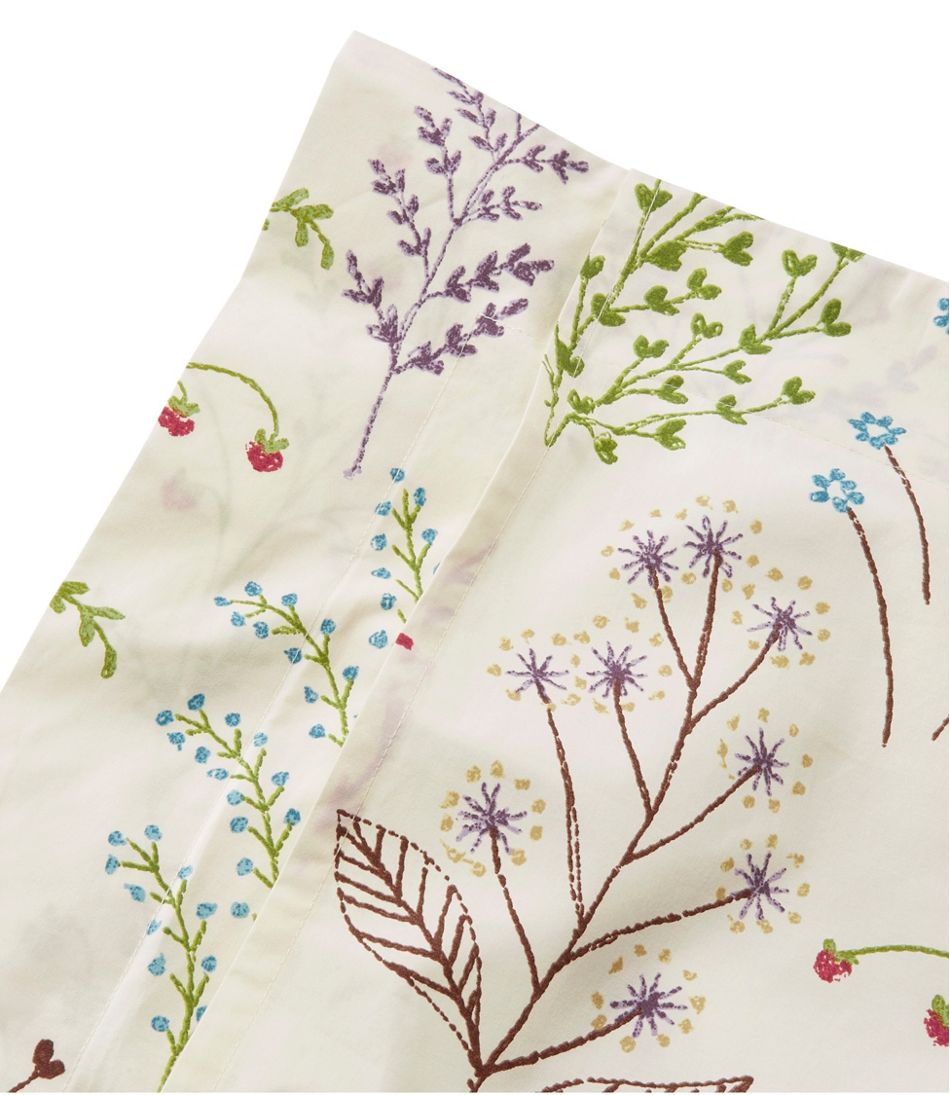 Botanical Floral Percale Comforter Cover Collection | L.L.Bean online