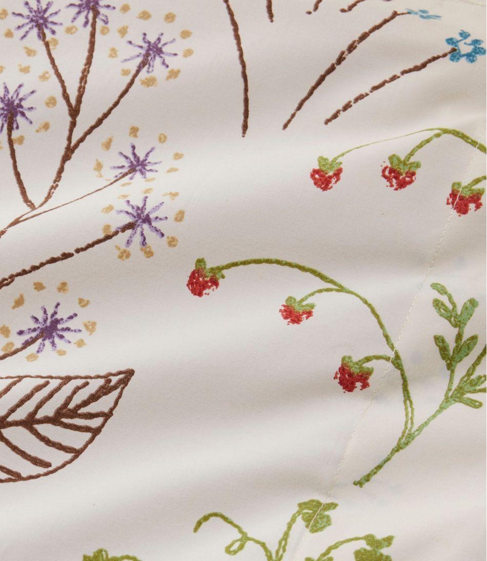Botanical Floral Percale Comforter Cover Collection | L.L.Bean online