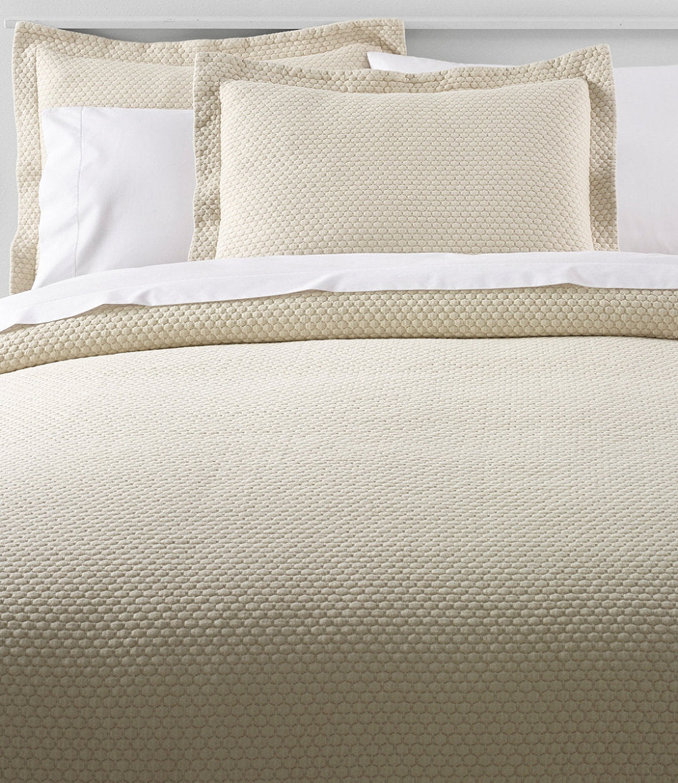 Organic Honeycomb Matelassé Coverlet | L.L.Bean near me - US 9712