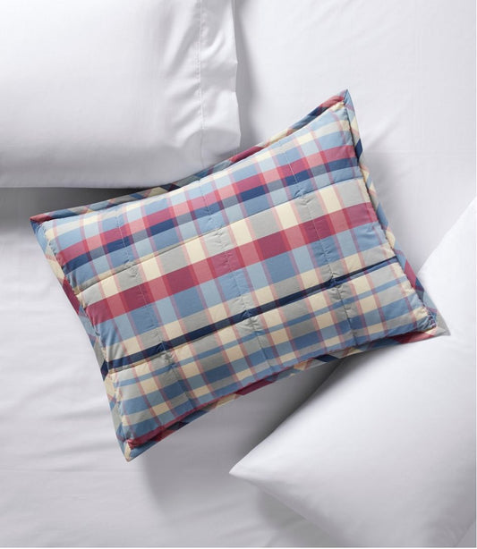 Ultrasoft Cotton Comforter Sham, Plaid | L.L.Bean outlet