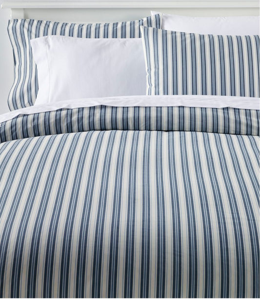 Sunwashed Percale Comforter Cover, Stripe | L.L.Bean sale