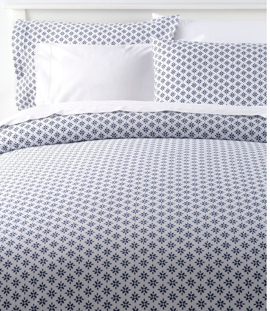 Sunwashed Percale Comforter Cover, Block Floral Print | L.L.Bean on sale