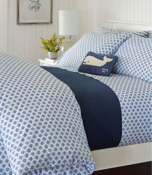 Sunwashed Percale Comforter Cover, Block Floral Print | L.L.Bean on sale