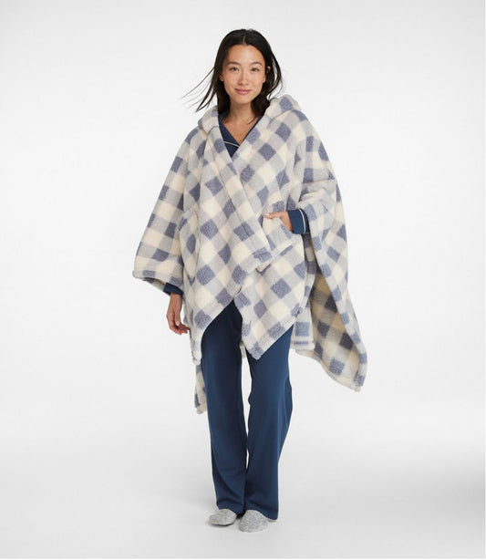 Cozy Sherpa Wearable Throw, Plaid | L.L.Bean discount