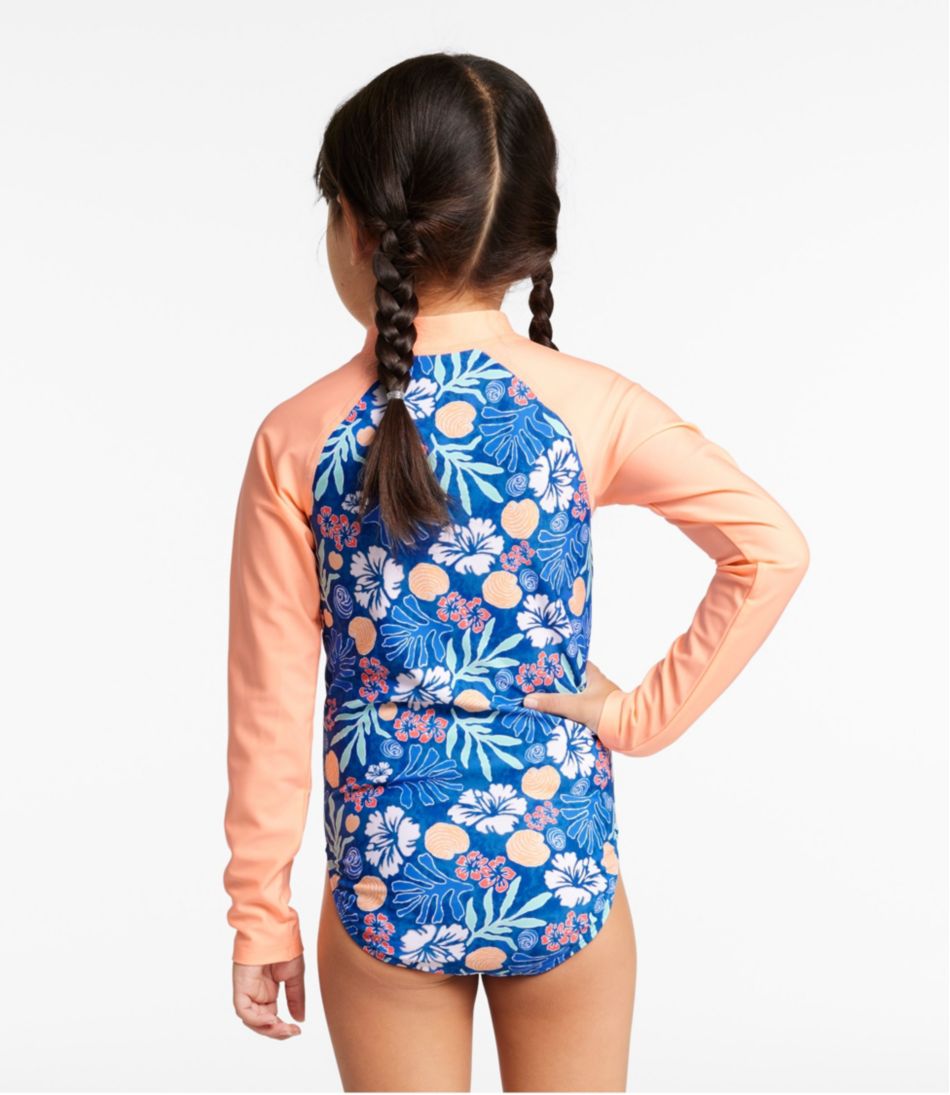 Girls' Watersports Swimwear, Rashguard One-Piece | L.L.Bean near me