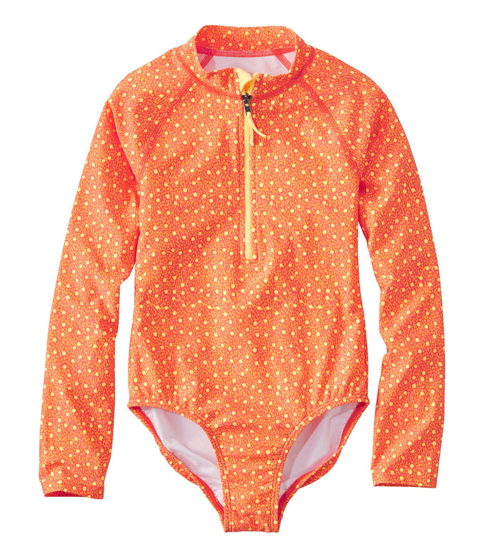 Girls' Watersports Swimwear, Rashguard One-Piece | L.L.Bean near me - US 4634