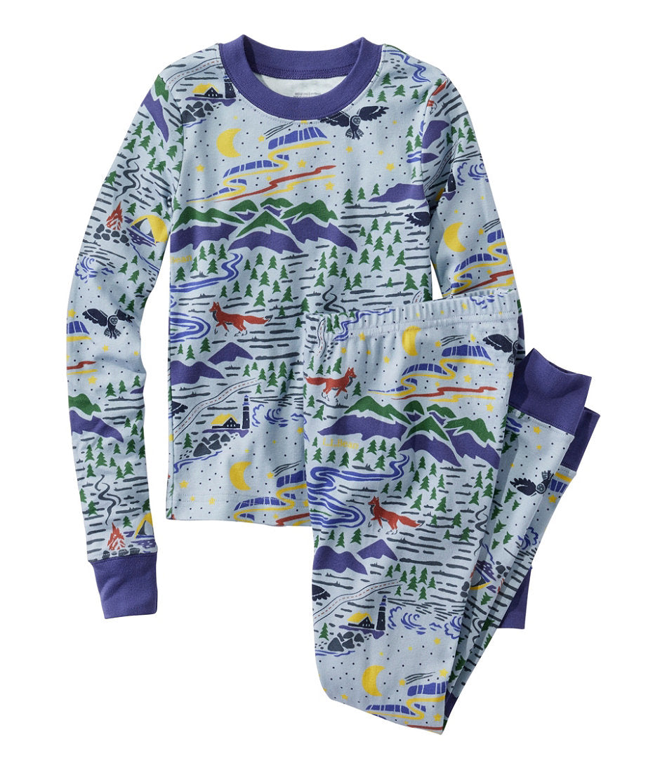 Kids' Organic Cotton Fitted Pajamas | L.L.Bean near me - US 5367