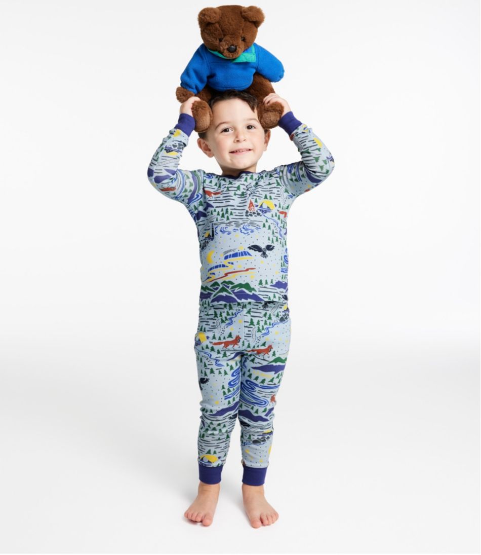 Toddlers' Organic Cotton Fitted Pajamas | L.L.Bean sale