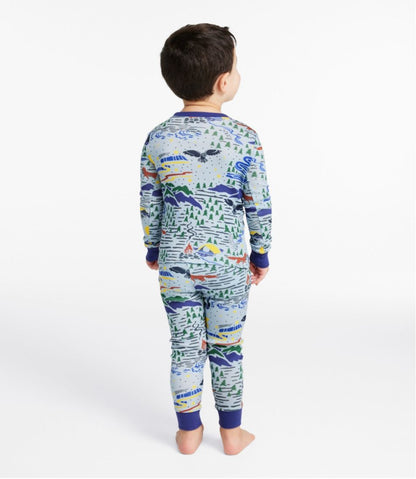 Toddlers' Organic Cotton Fitted Pajamas | L.L.Bean sale