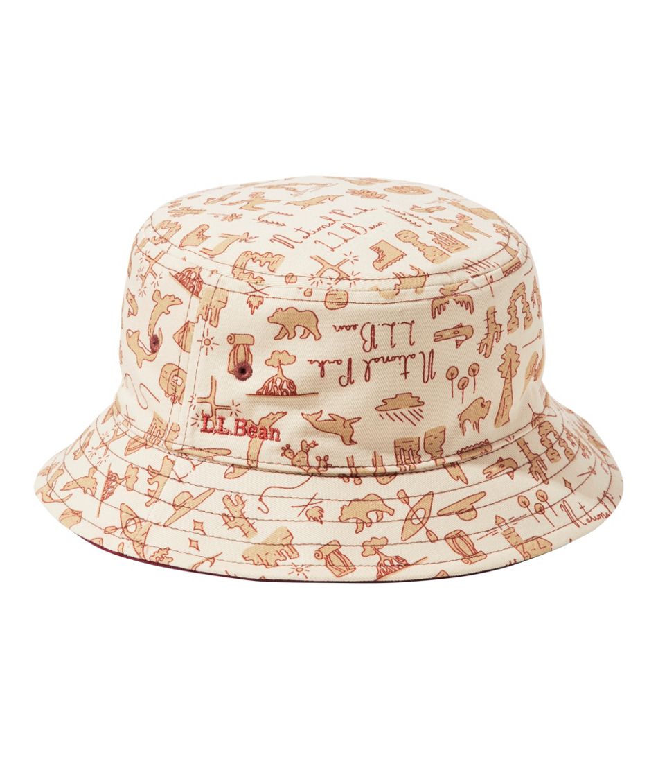 Kids' Bean's Reversible Cotton Bucket Hat | L.L.Bean discount