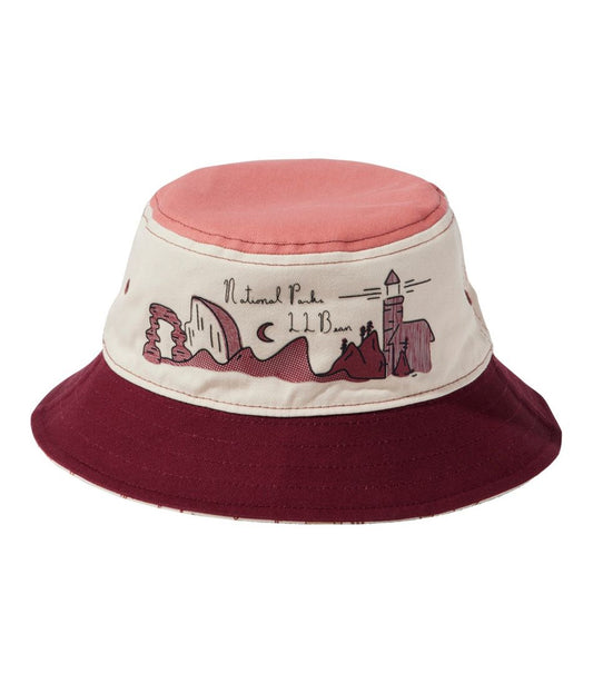 Kids' Bean's Reversible Cotton Bucket Hat | L.L.Bean discount