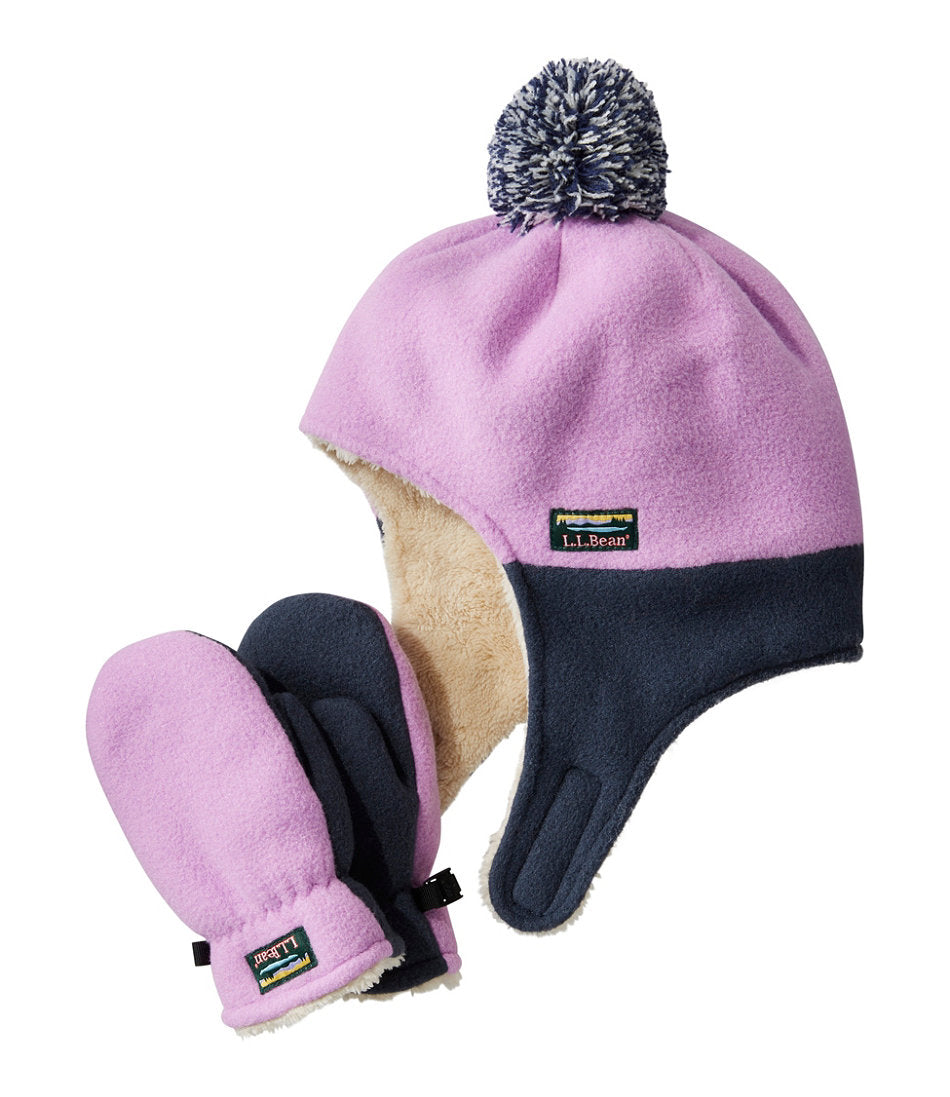 Infants' and Toddlers' Mountain Classic Fleece Hat and Mitten Set | L.L.Bean online - US 2635