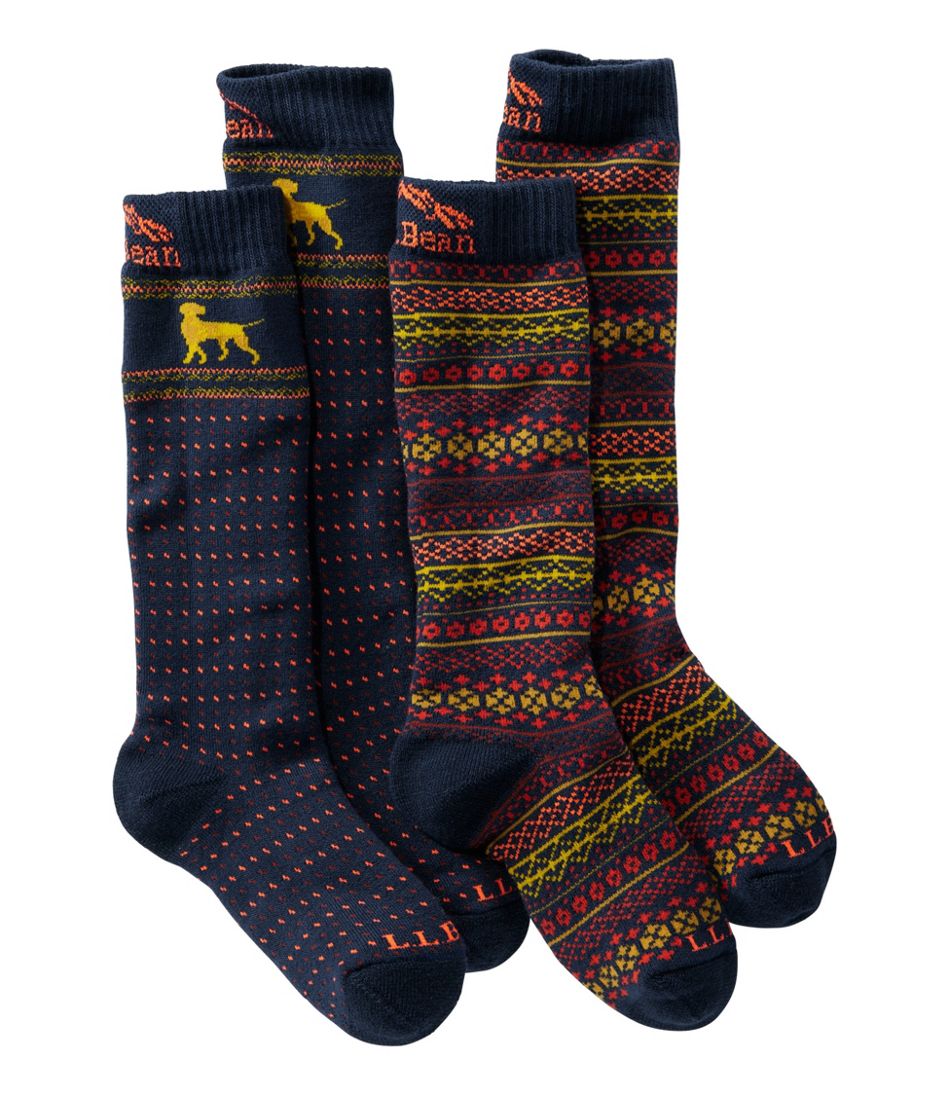 Kids' Winter Snow Sports Socks, 2-Pack | L.L.Bean for sale