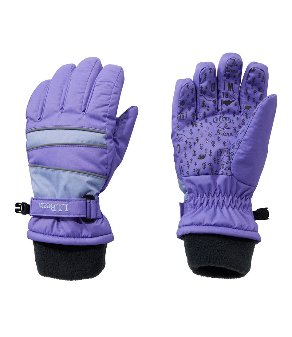 Kids' Wintry Mix Waterproof Gloves | L.L.Bean sale - US 2642