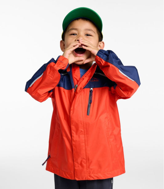 Kids' Trail Model Rain Jacket, Colorblock | L.L.Bean for sale
