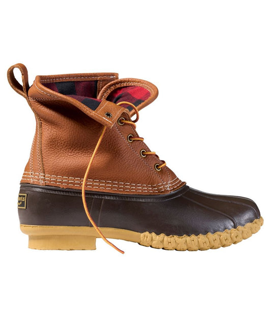 Men's Bean Boots 8", Flannel-Lined Insulated | L.L.Bean online