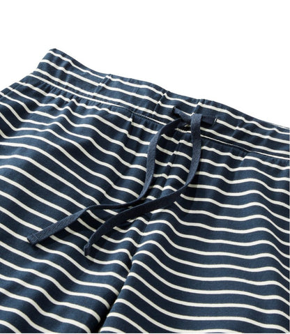 Women's Super-Soft Shrink-Free Button Front Pajama Set, Stripe | L.L.Bean on sale