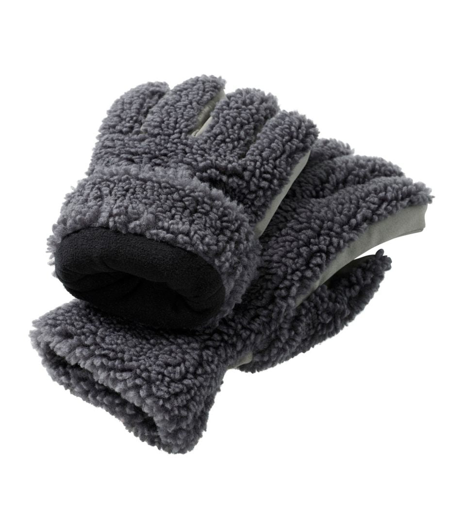Adults' Mountain Pile Fleece Gloves | L.L.Bean for sale