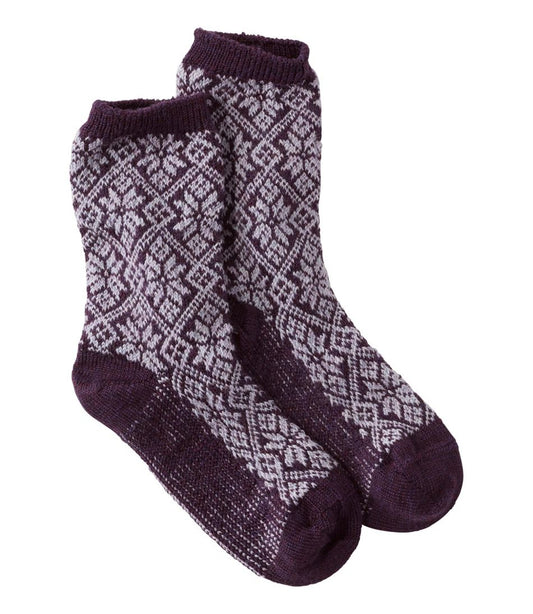 Adults' Smartwool Everyday Traditional Snowflake Crew Socks | L.L.Bean outlet