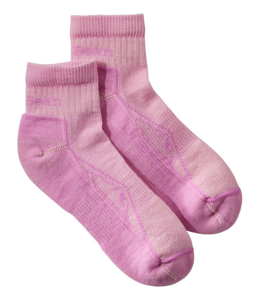 Adults' Cresta Wool Lightweight Hiking Socks, Quarter-Crew | L.L.Bean on sale