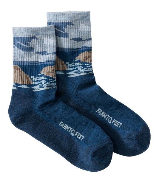 Adults' Farm to Feet Cape Headlight Lighthouse Light Cushion 3/4 Crew Socks | L.L.Bean near me
