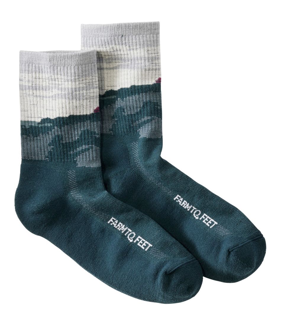 Adults' Farm to Feet Portland Headlight Lighthouse Light Cushion 3/4 Crew Socks | L.L.Bean discount