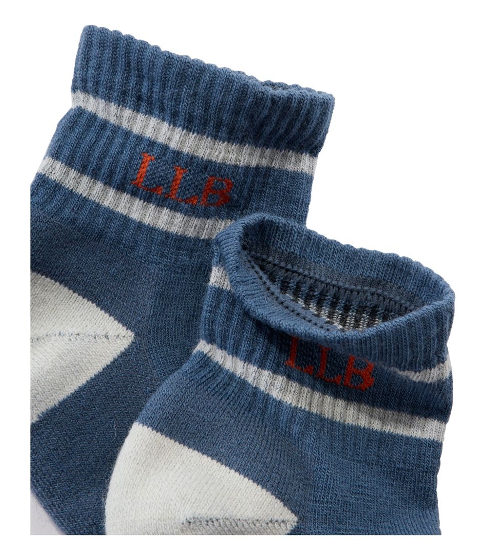 Adults' Katahdin Hiker Socks, 1/4 Crew Stripe | L.L.Bean sale