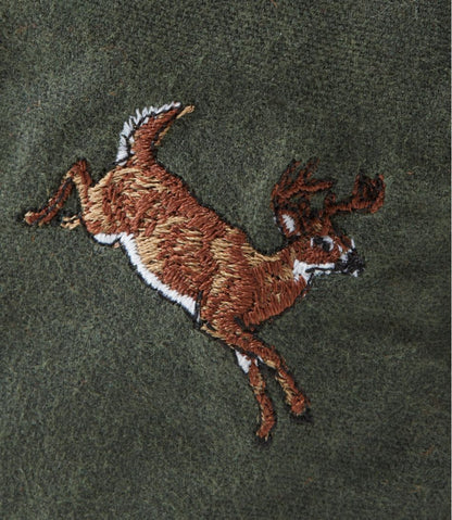 Adults' MIF&W Waxcloth Hat, White-Tailed Deer | L.L.Bean outlet