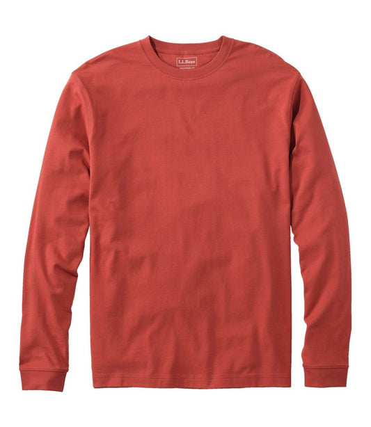 Men's Carefree Unshrinkable Tee, Traditional Fit, Long-Sleeve | L.L.Bean outlet