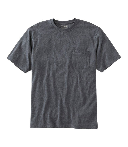 Men's Carefree Unshrinkable Tee with Pocket, Traditional Fit | L.L.Bean for sale