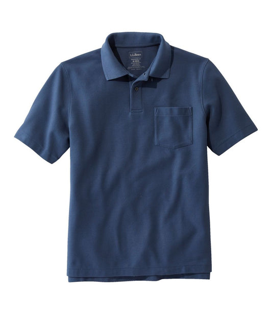Men's Premium Double L® Polo, Hemmed Short-Sleeve with Pocket | L.L.Bean sale