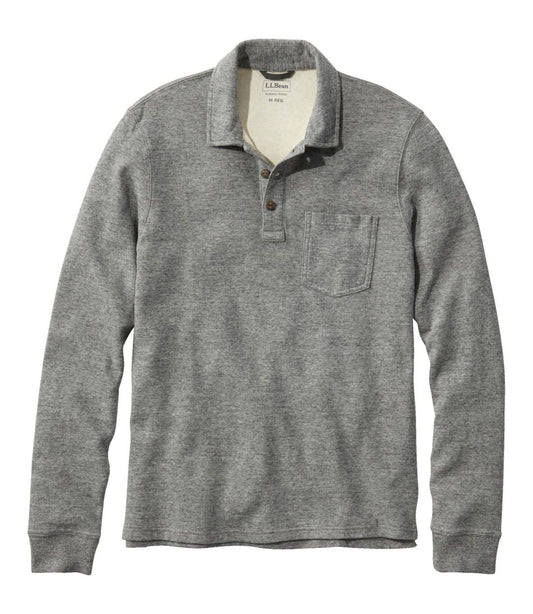 Men's Washed Cotton Double-Knit Polo, Long-Sleeve | L.L.Bean near me