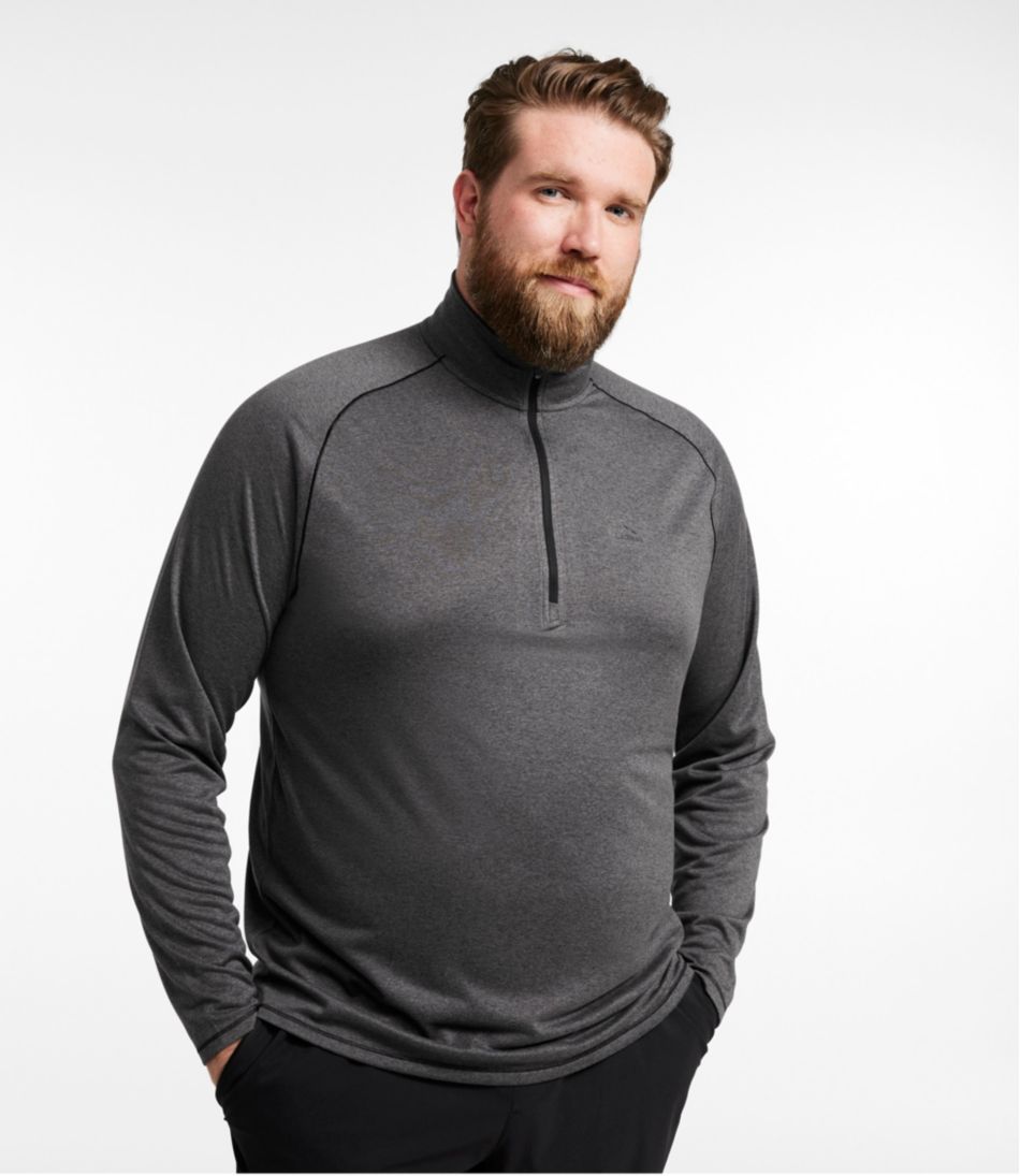 Men's Bean's Access Trail Tee, Quarter-Zip | L.L.Bean for sale