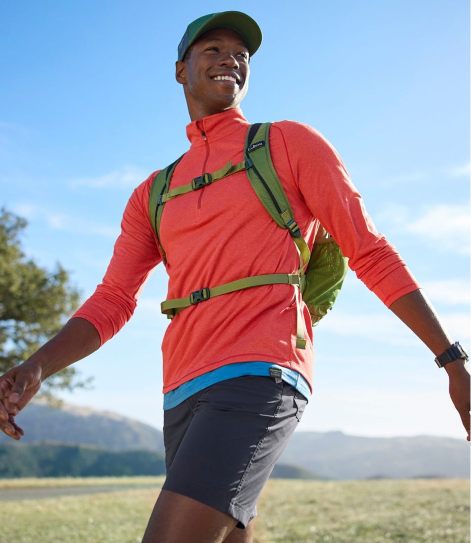 Men's Bean's Access Trail Tee, Quarter-Zip | L.L.Bean for sale