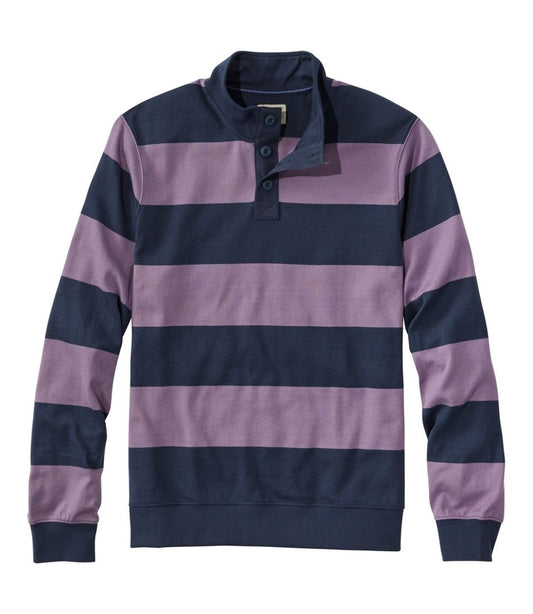 Men's Bean's Vintage Soft Rugby, Mockneck, Stripe | L.L.Bean on sale