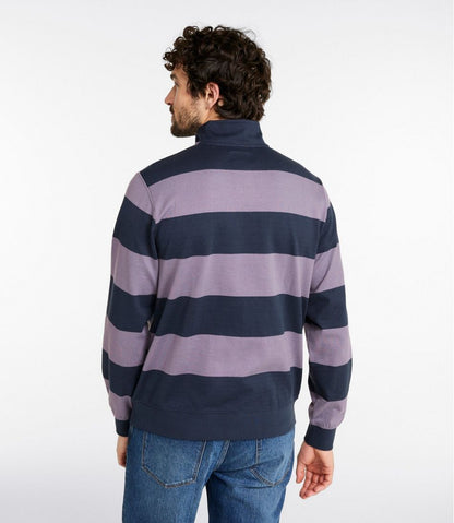 Men's Bean's Vintage Soft Rugby, Mockneck, Stripe | L.L.Bean on sale