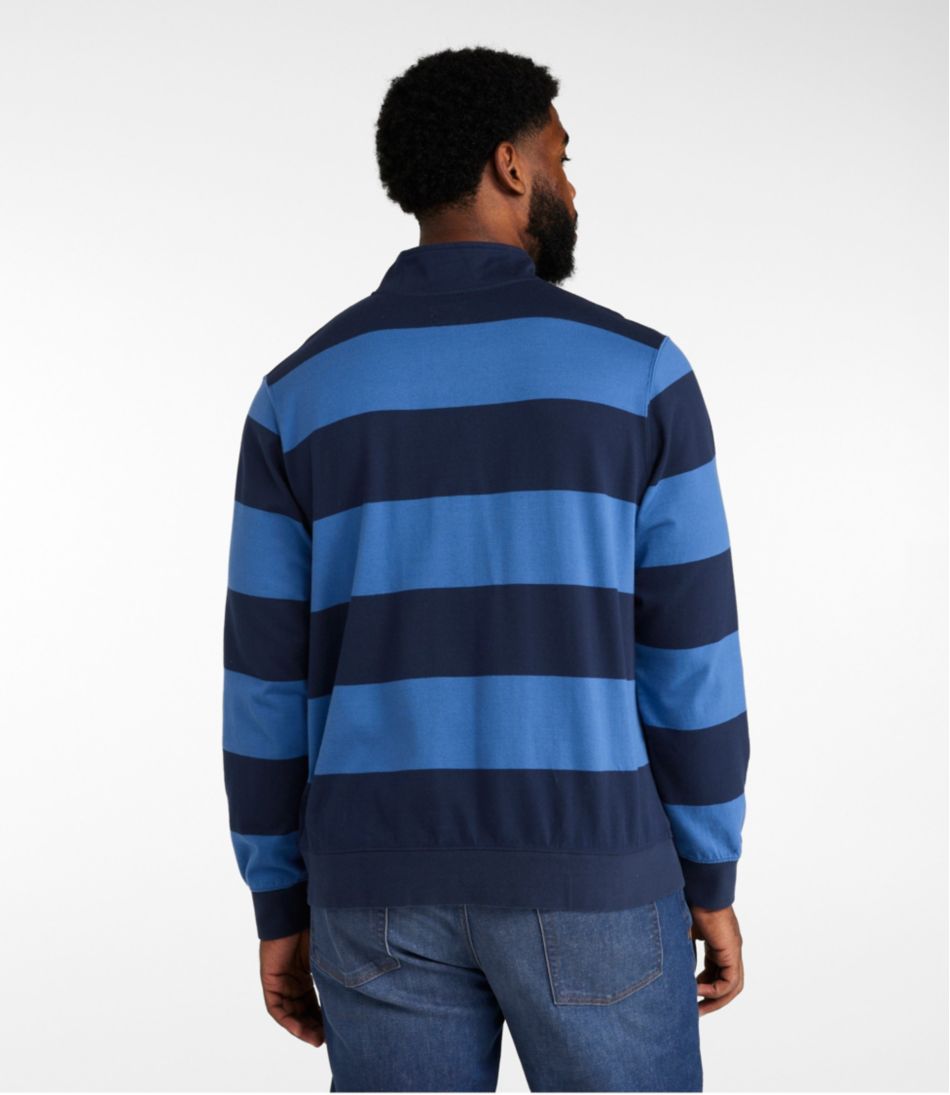 Men's Bean's Vintage Soft Rugby, Mockneck, Stripe | L.L.Bean on sale