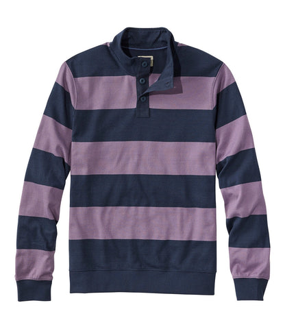 Men's Bean's Vintage Soft Rugby, Mockneck, Stripe | L.L.Bean on sale - US 6291