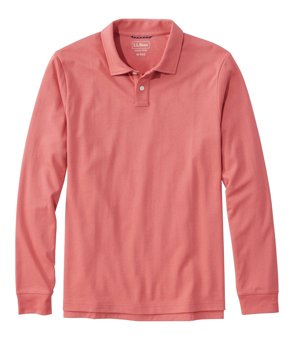 Men's Comfort Stretch Performance® Polo, Long-Sleeve, Slightly Fitted | L.L.Bean sale - US 7920
