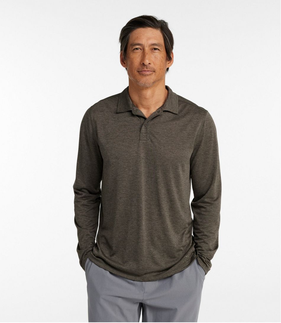 Men's Ultralight Adventure Polo, Long-Sleeve | L.L.Bean on sale