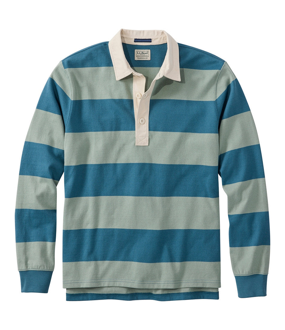 Men's Bean's Vintage Soft Rugby, Stripe | L.L.Bean near me - US 9989