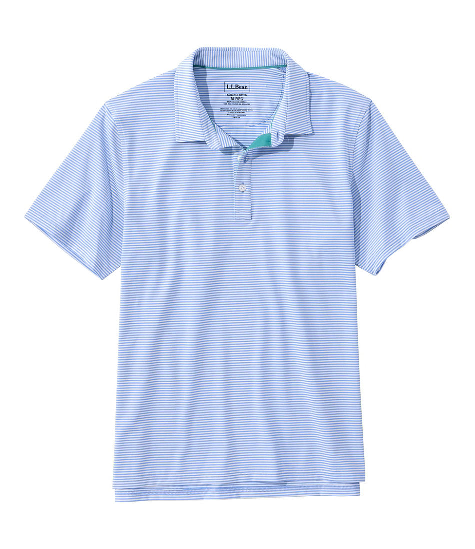 Men's Comfort Stretch Performance® Party Polo, Slightly Fitted, Short-Sleeve, Stripe | L.L.Bean on sale - US 8364