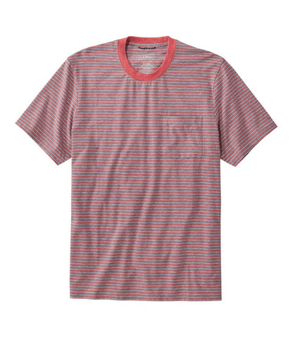 Men's Comfort Stretch Performance® Pima Pocket Tee, Short-Sleeve, Stripe | L.L.Bean discount