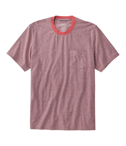 Men's Comfort Stretch Performance® Pima Pocket Tee, Short-Sleeve, Stripe | L.L.Bean discount - US 7716