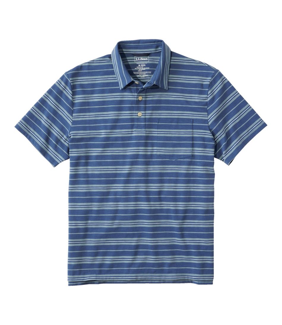 Men's Lakewashed Performance Polo, Short-Sleeve, Stripe | L.L.Bean online